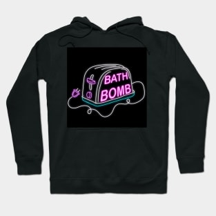 Retro inscription "Bath bomb" Hoodie